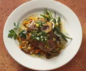 Ossobuco mit Bohnen