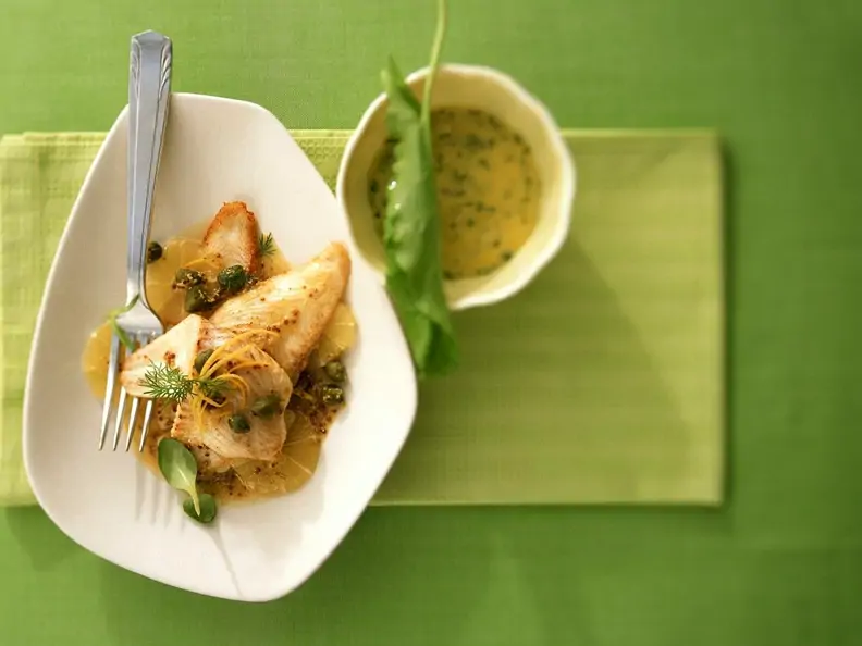 Schollenfilet mit Aioli