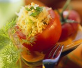 Tomaten mit Buchweizenfüllung