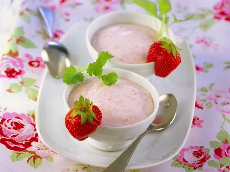 Erdbeerquarkcreme