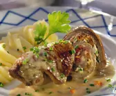 Rouladen mit cremiger Sauce
