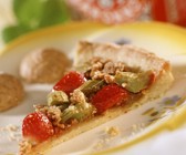 Rhabarber-Erdbeertarte