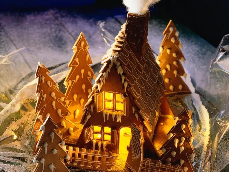 Lebkuchen für ein Haus