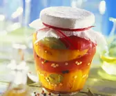 Paprika in Öl eingelegt