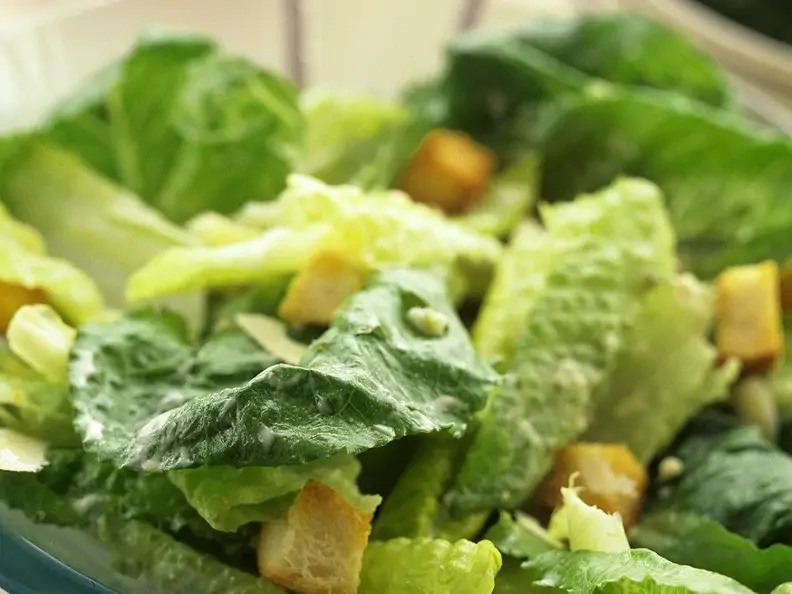 Veganer Caesar Salad