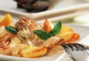 Bratkartoffeln mit Artischocken