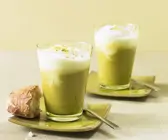Spargelsuppe im Glas