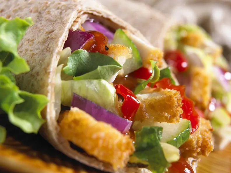 Hähnchen-Wrap
