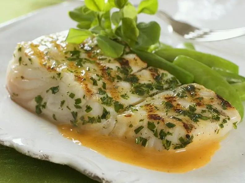 Heilbutter mit Chilibutter