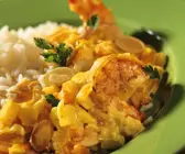 Garnelencurry mit Gemüse