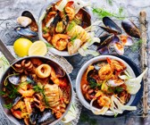 Meeresfrüchte-Eintopf mit Fenchel