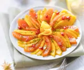 Lachs-Mango-Sashimi