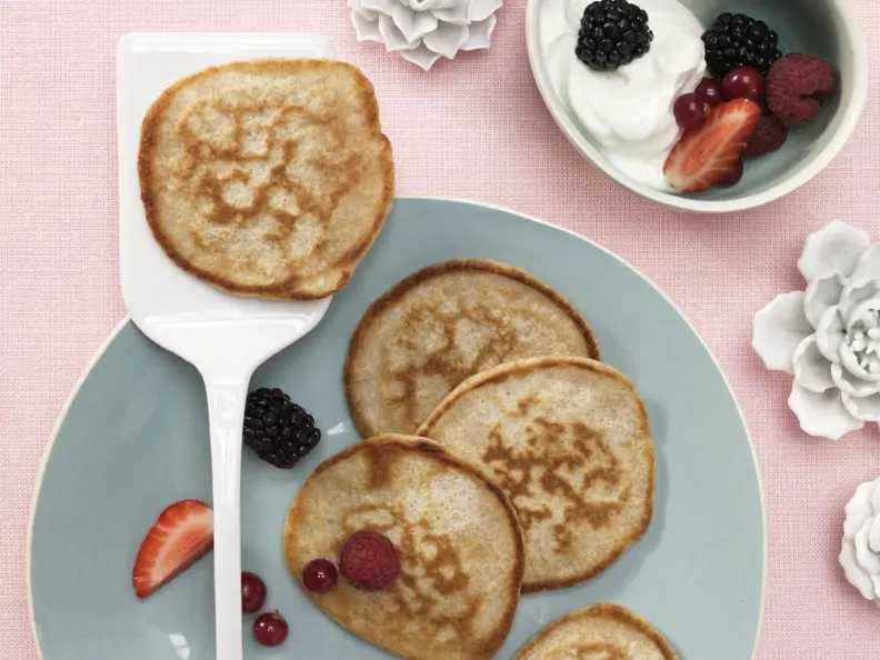 Buttermilch-Vollkorn-Pancakes
