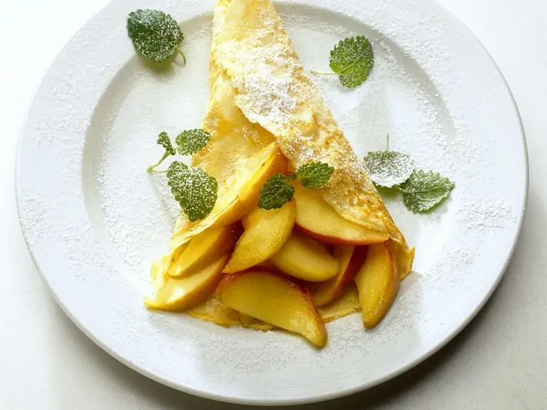 Apfel-Calvados-Crepes