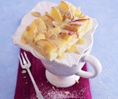 Apfelkuchen mit Vanillesauce