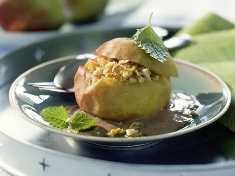 Bratapfel mit Zimtsauce