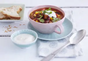 Veganes Chili sin carne