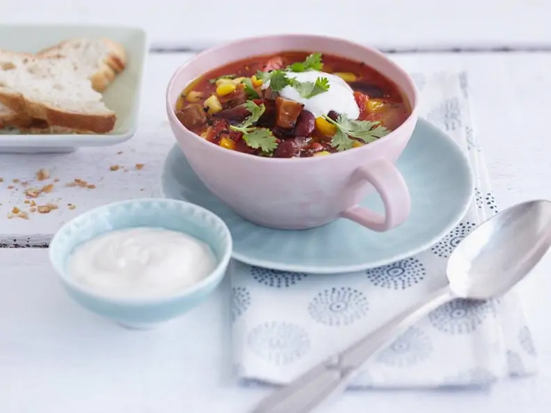 Veganes Chili sin carne