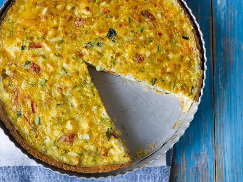 Schafskäse-Quiche