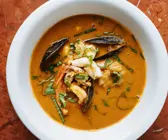 Mediterrane Meeresfrüchtesuppe