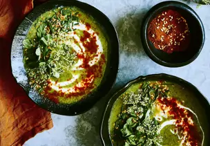 Zucchini-Sellerie-Suppe