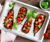 Low Carb Auberginen-Pizza
