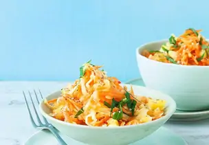 Ananas-Möhrensalat