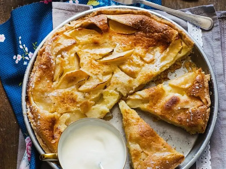 Apfelrührkuchen