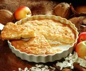 Apfeltarte mit Kokosflocken