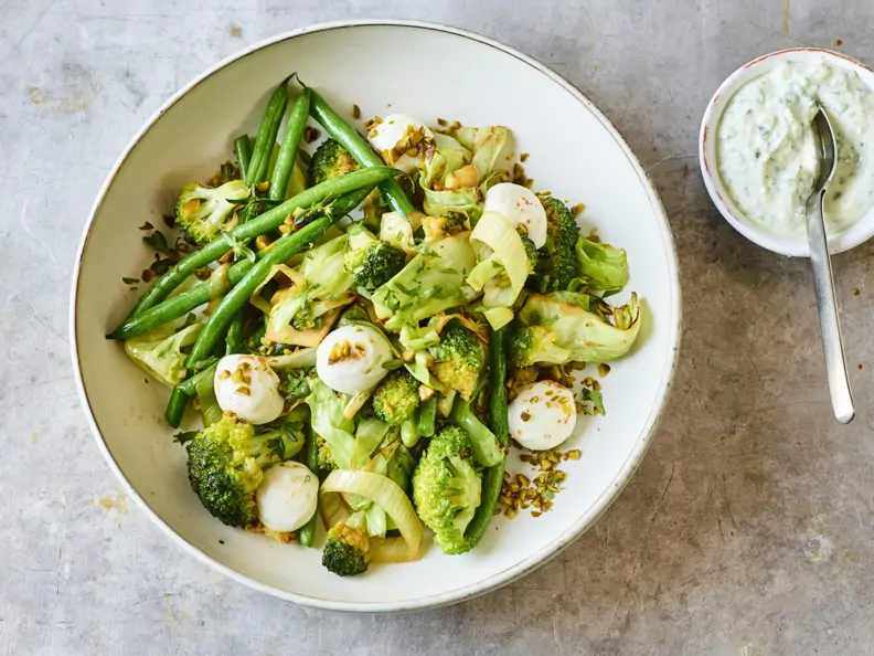 Ofengemüse mit Mozzarella