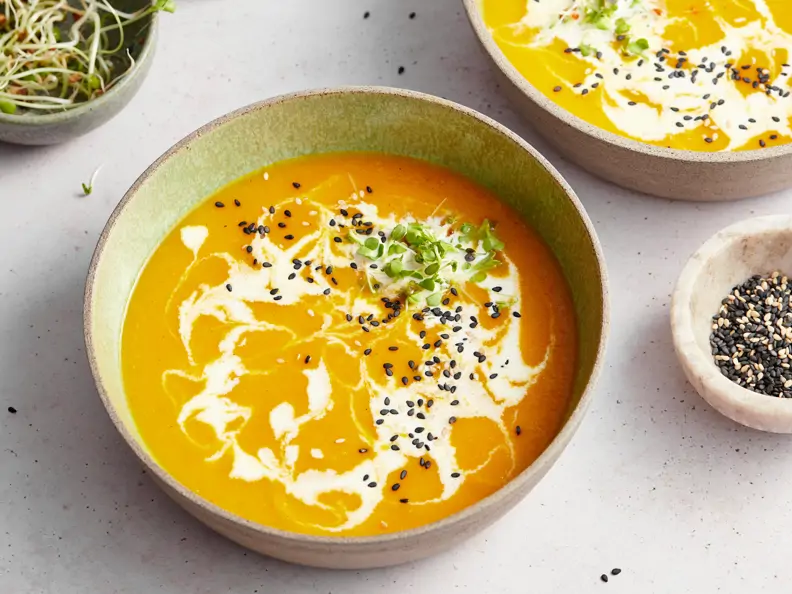 Schnelle Möhrensuppe