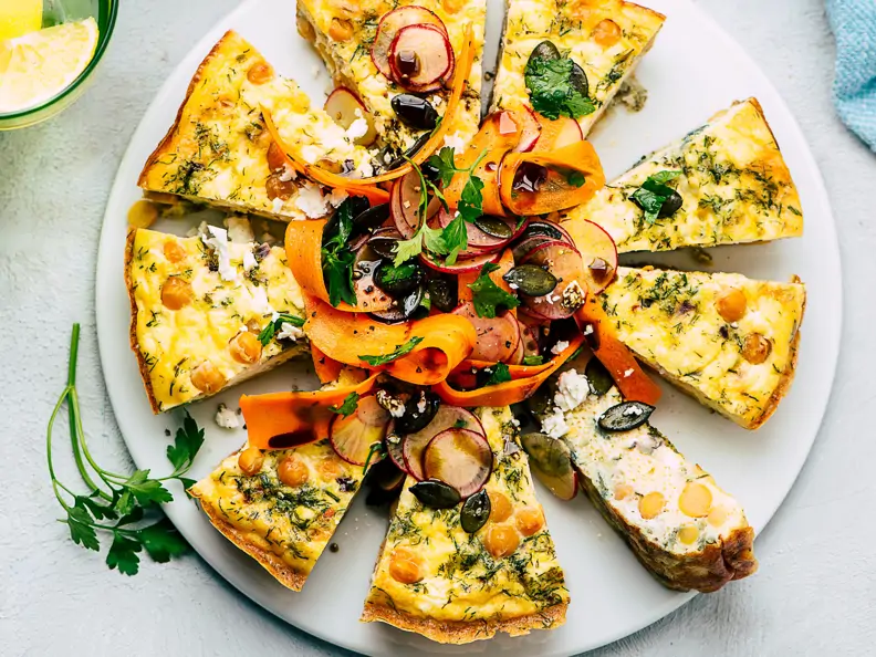 Kichererbsen-Frittata