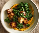 Grünkohl mit Räuchertofu