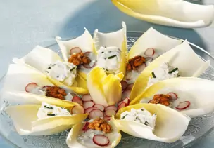 Chicoree mit Quarkcreme