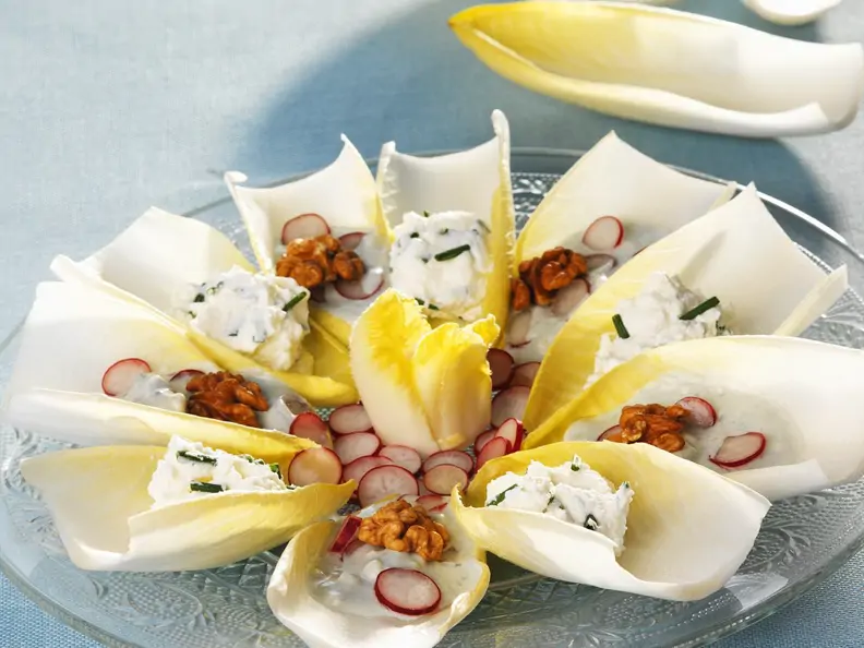 Chicoree mit Quarkcreme