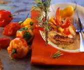 Schweinefilet mit Paprikagemüse