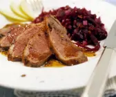 Entenbrust mit Blaukraut