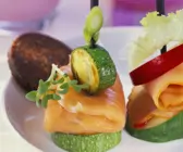 Lachs-Zucchini-Spießchen