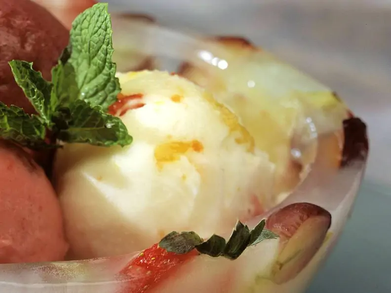 Melonensorbet