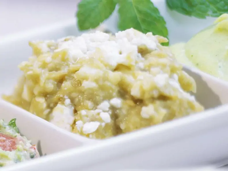 Auberginen-Käse-Creme