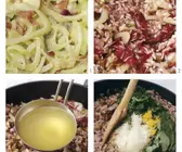 Risotto mit Radicchio und Fenchel zubereiten