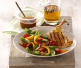 Gegrillte Maispoulardenbrust in Cajun-Gewürzöl