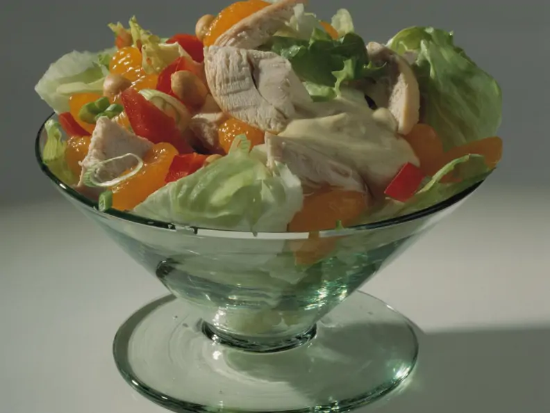 Geflügelsalat mit Mandarinen