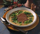 Erbsen-Wirsing-Suppe