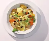 Kohlrabi-Gratin mit Kräuter-Quark
