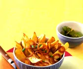 Ofenkartoffeln mit Paprika-Röstzwiebeln