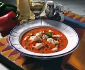 Paprika-Fischsuppe