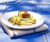 Spargel mit Estragon-Kerbel-Hollandaise zu Filetsteak