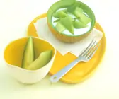 Melonen-Joghurt mit Honig