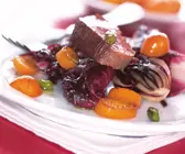 Rinderfilet mit Radicchio und Kumquats